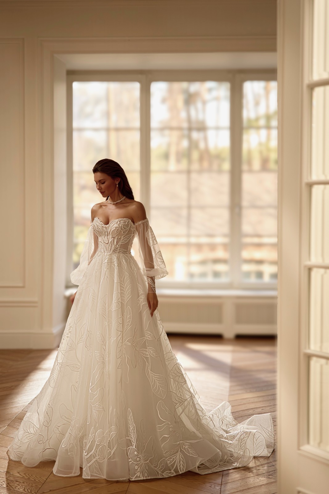 Robe de mariée princesse bustier corseté Marseille