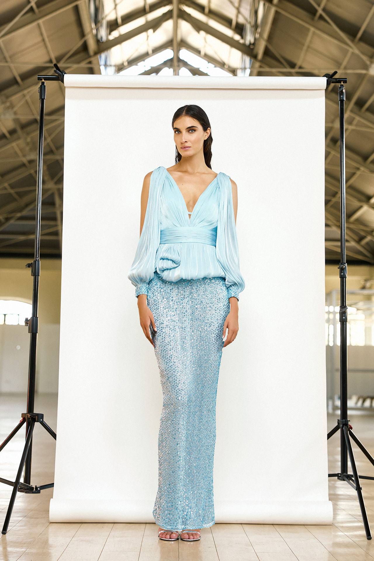 Ensemble jupe longue de soirée pour maman de mariée à Marseille proche de la Valentine