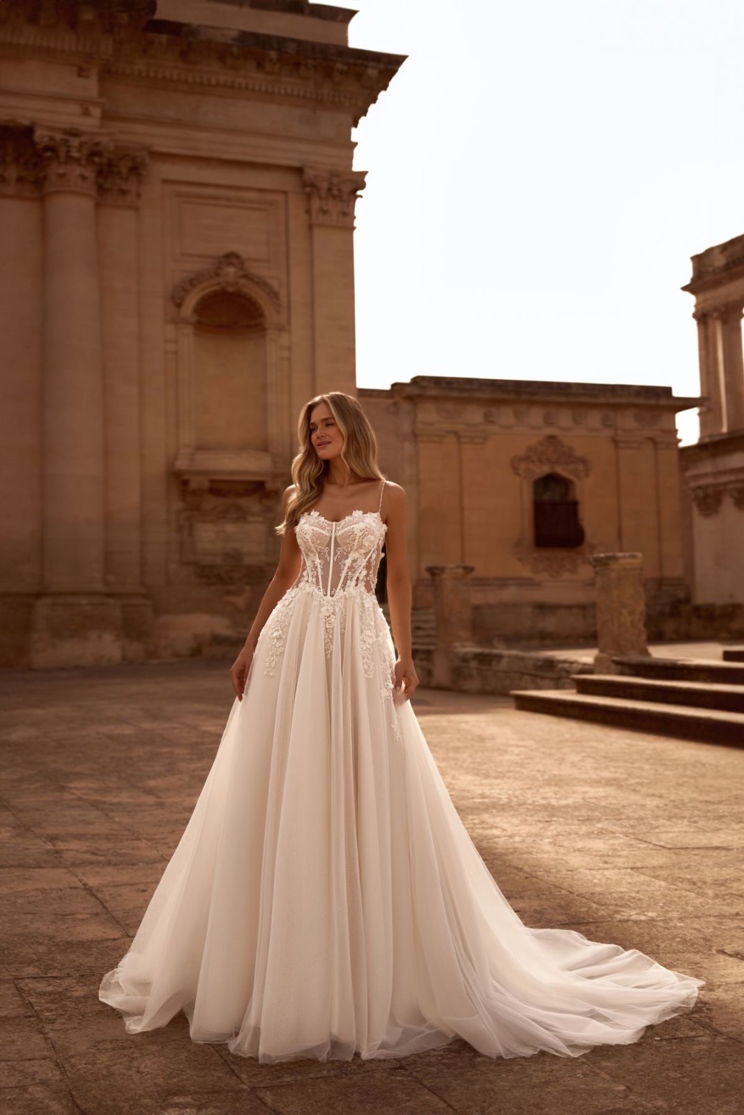 Robe de mariée trapèze en tulle Marseille centre ville 