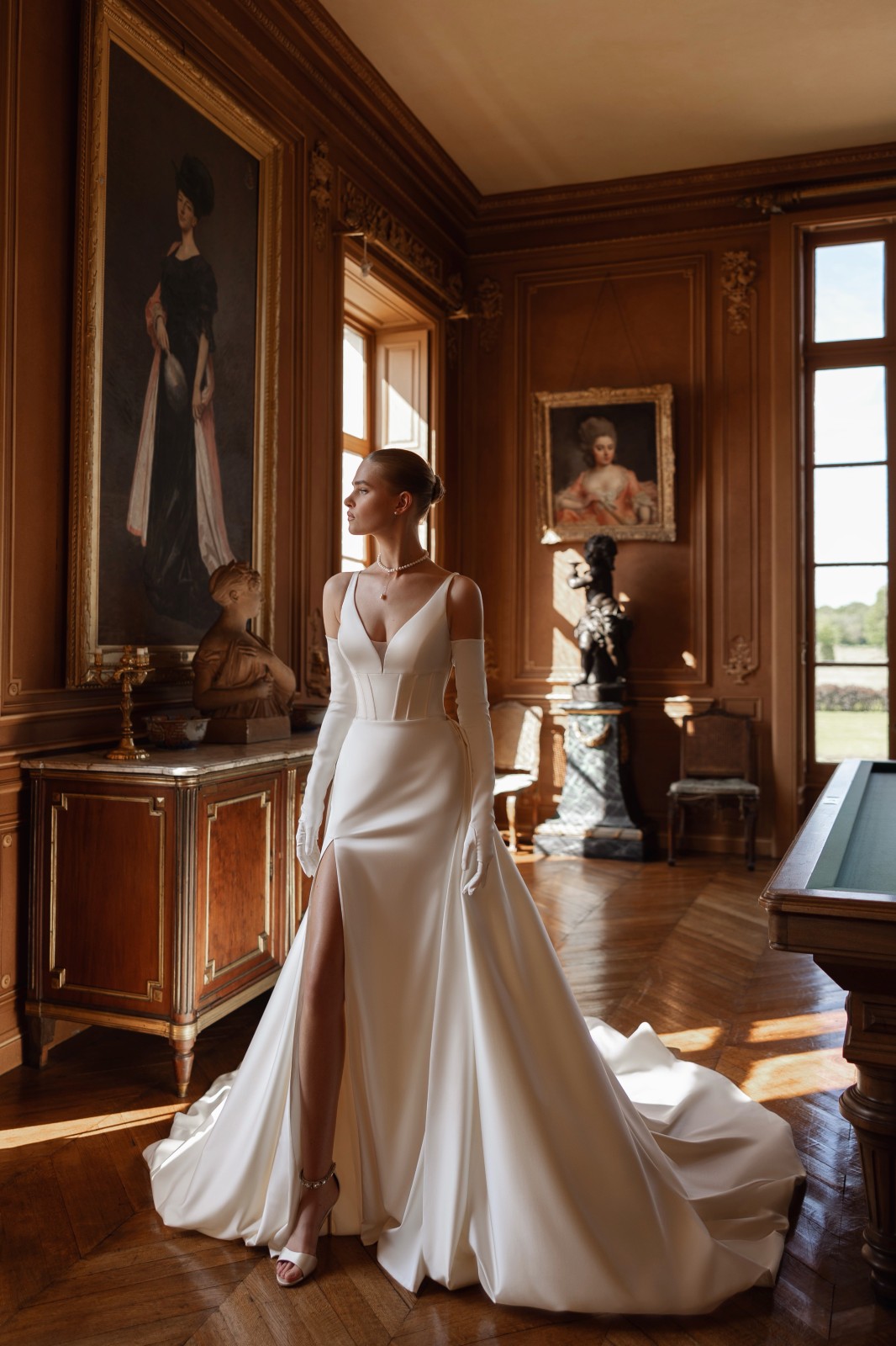 Robe de mariée sirène avec surjupe Marseille