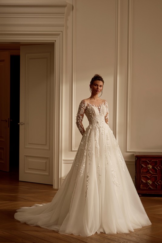 Robe de mariée princesse en tulle Marseille