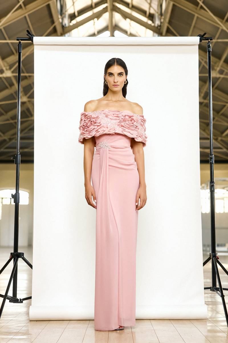 Robe longue sirène pour maman de mariée Marseille vers Aubagne