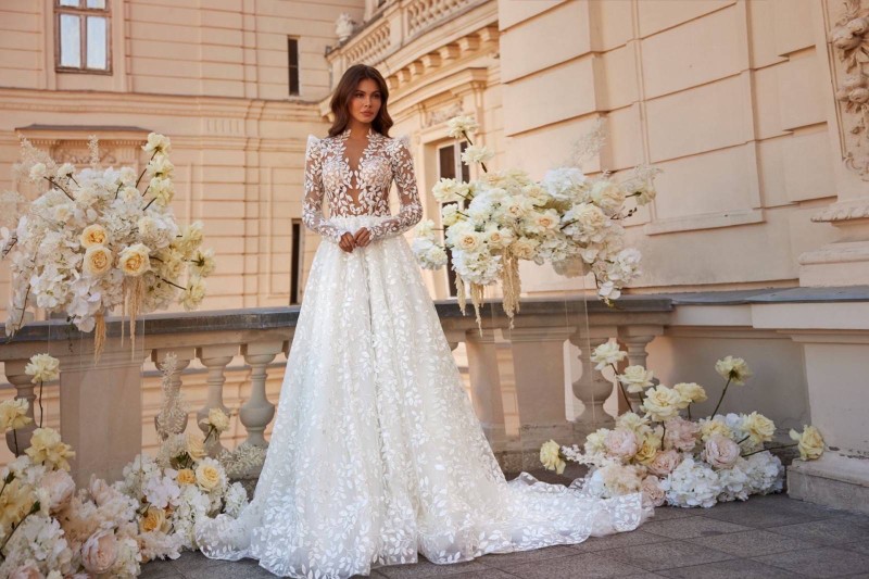 Robe de mariée princesse en tulle Marseille 