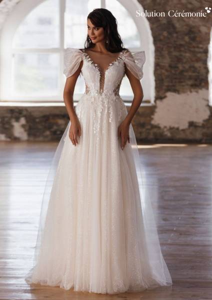 Robe de mariée trapèze  Marseille