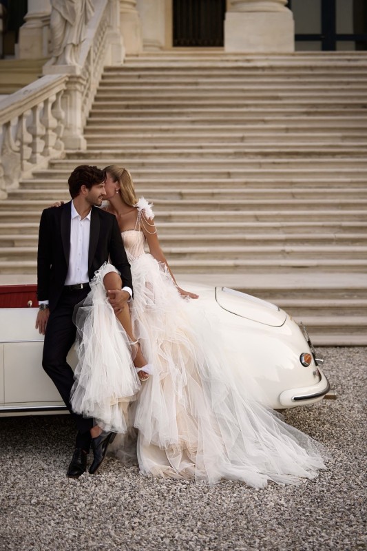 Robe de mariée princesse en tulle Marseille